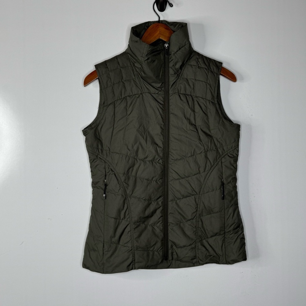 Nau Goose Down Brown Packable Vest Size Small‎